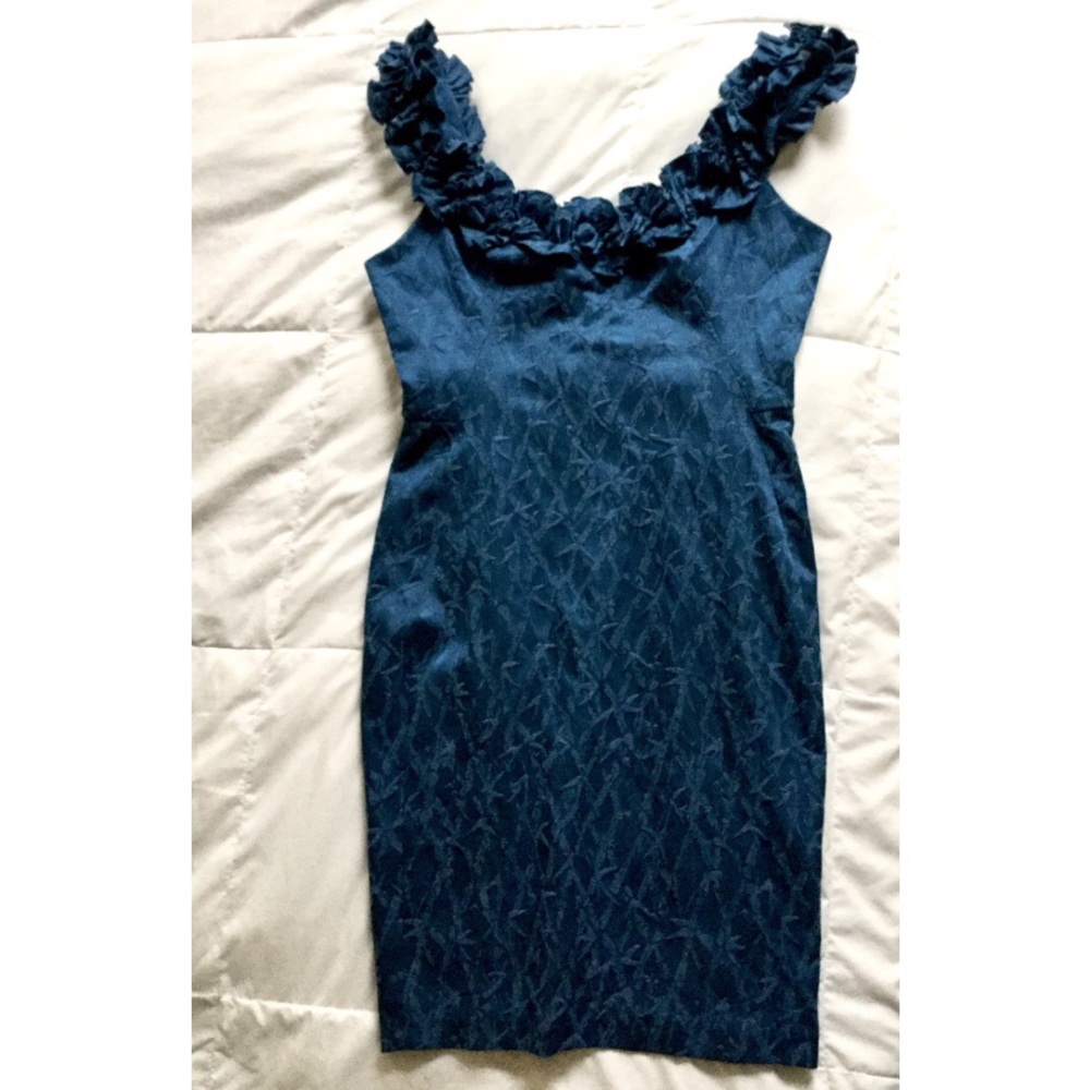Indigo Jaquard Dress